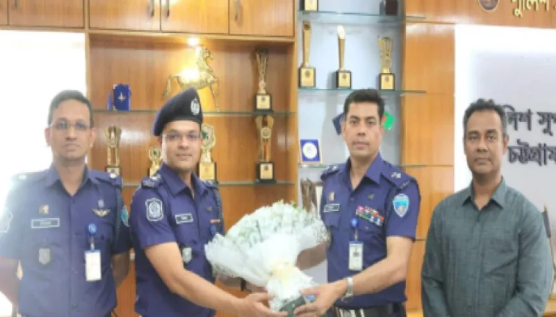 আনোয়ারা সার্কেলের নতুন এএসপি মাহমুদুল হাসানের যোগদান