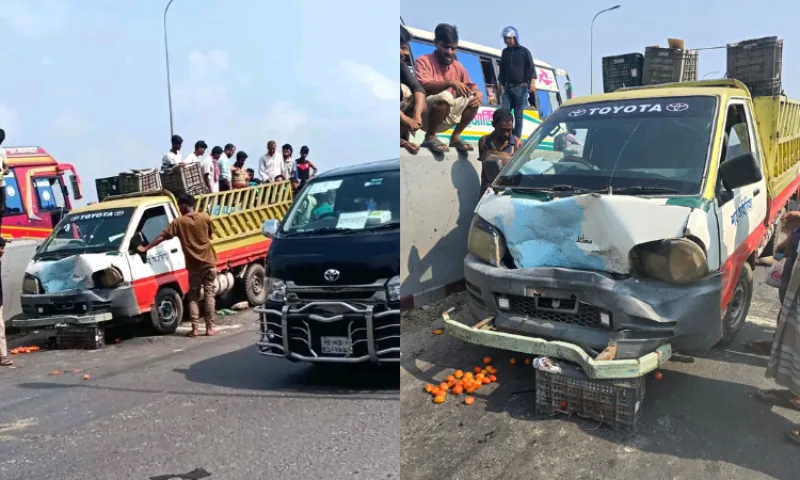 কর্ণফুলীতে মিনিট্রাক চাপায় বাবা-ছেলের মর্মান্তিক মৃত্যু!
