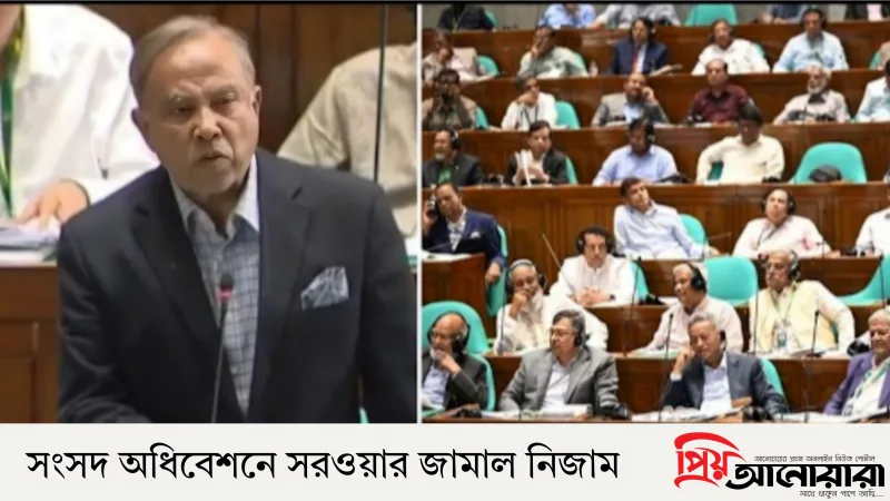 আনোয়ারায় বেড়িবাঁধ নির্মাণে অনিয়ম চলছেঃ সংসদে সরওয়ার জামাল