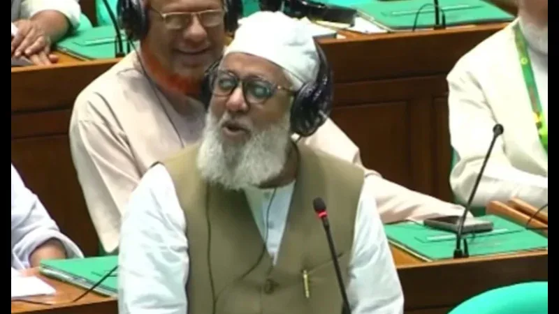 ফতোয়ার জন্য আর মাদ্রাসায় যাব না, স্বরাষ্ট্রমন্ত্রীর কাছ থেকেই নেবঃ সংসদে জামায়াত এমপি শাহজাহান