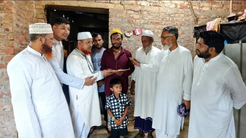 বরুমচড়ায় বন্যায় নিহত শিশুর পরিবারের পাশে জামায়াত আমীর ডাঃ শফিকুর রহমান
