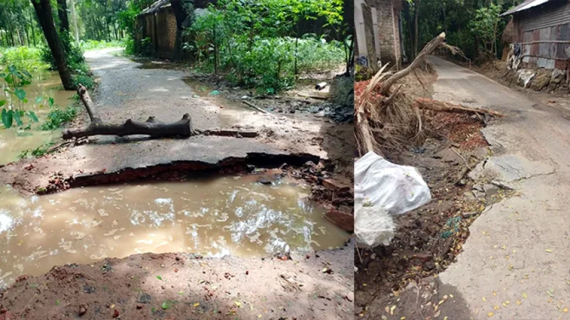আনোয়ারায় সড়ক, কৃষি ও মৎস্য খাতে ক্ষতি প্রায় ৫০ কোটি টাকা