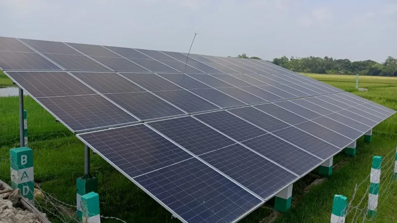 আনোয়ারায় সেচ কাজে সাশ্রয়ী সোলার পাম্প